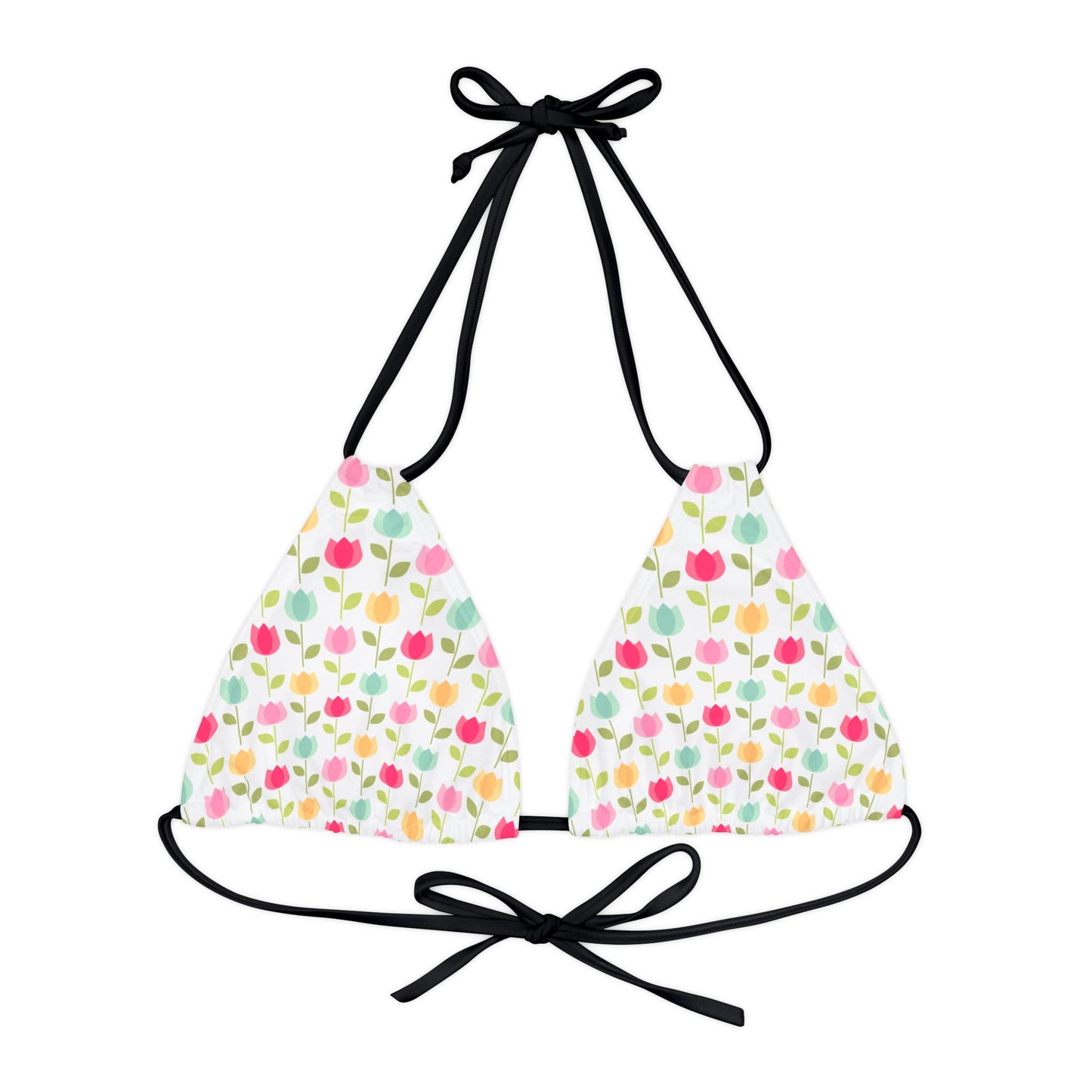 Strappy Triangle Bikini Top