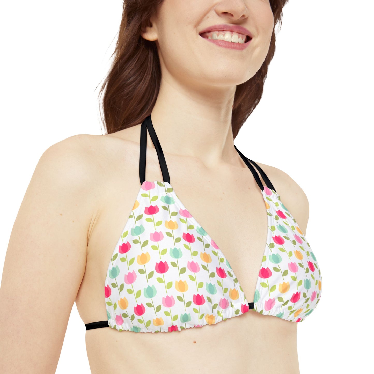 Strappy Triangle Bikini Top