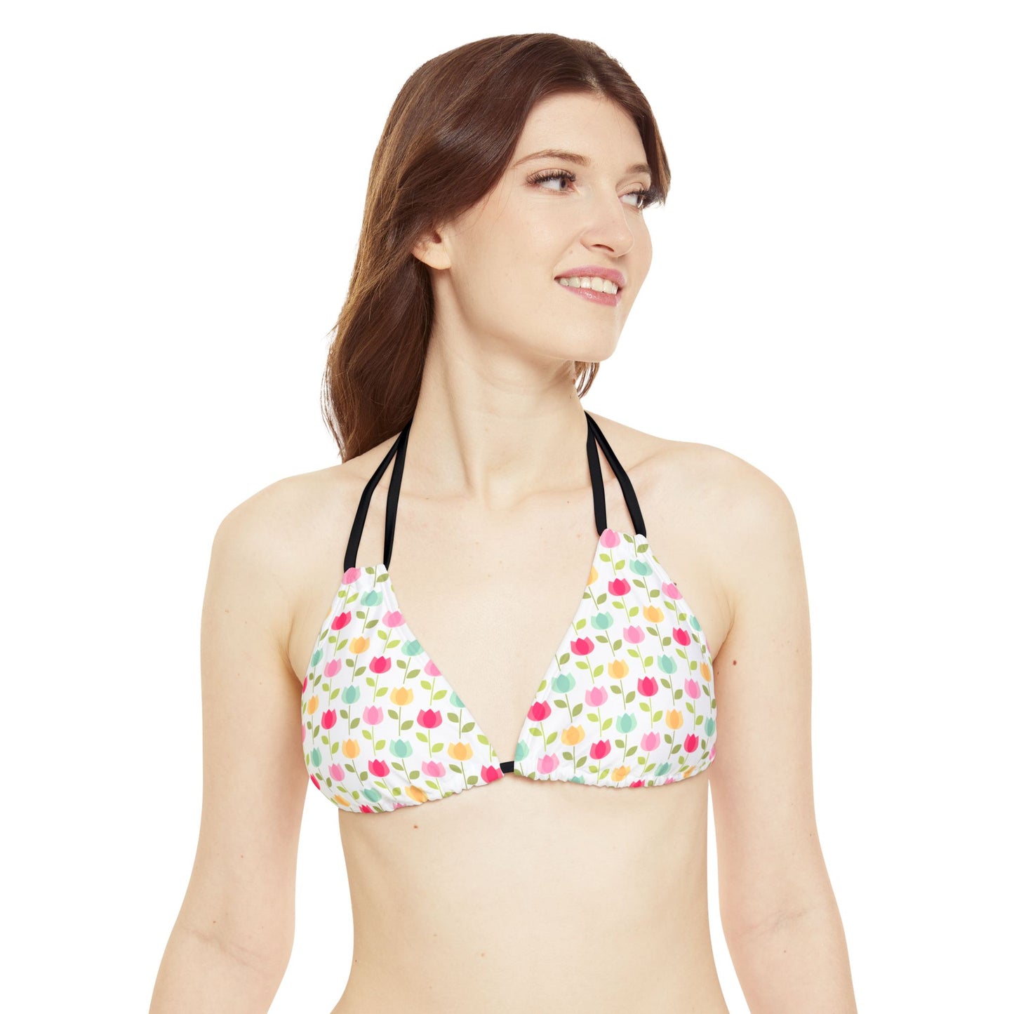 Strappy Triangle Bikini Top
